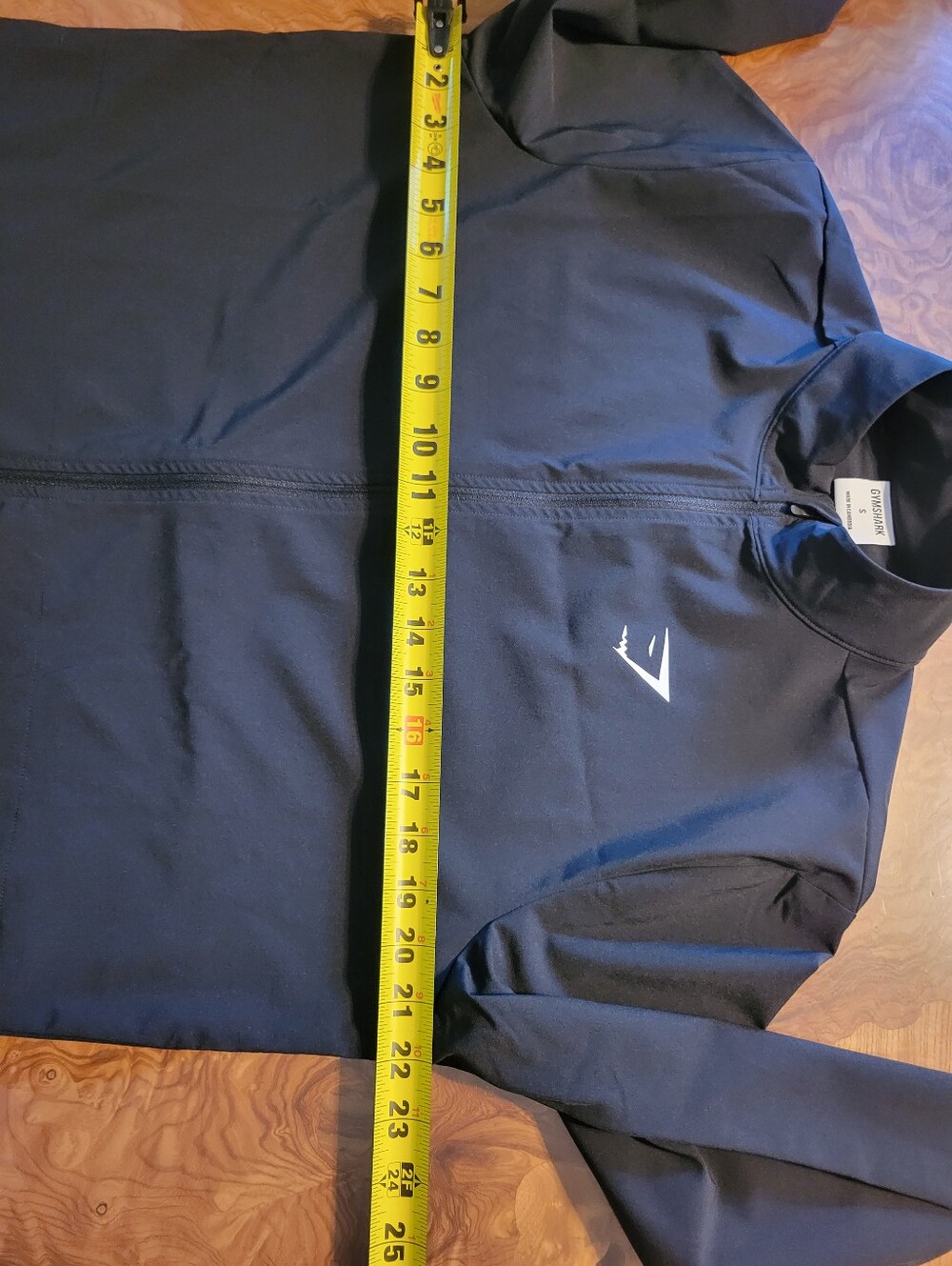 Gymshark Arrival Woven Full Zip Jacket Black Mock Neck Size Small - Picture 6 of 10
